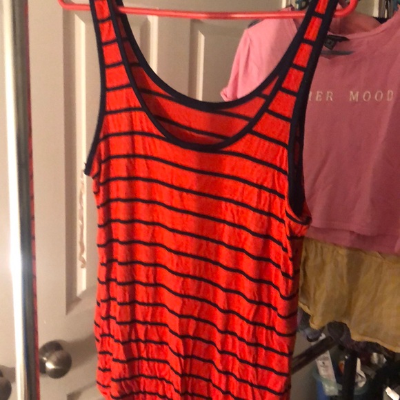 Red and Blue Striped Top - Picture 1 of 1